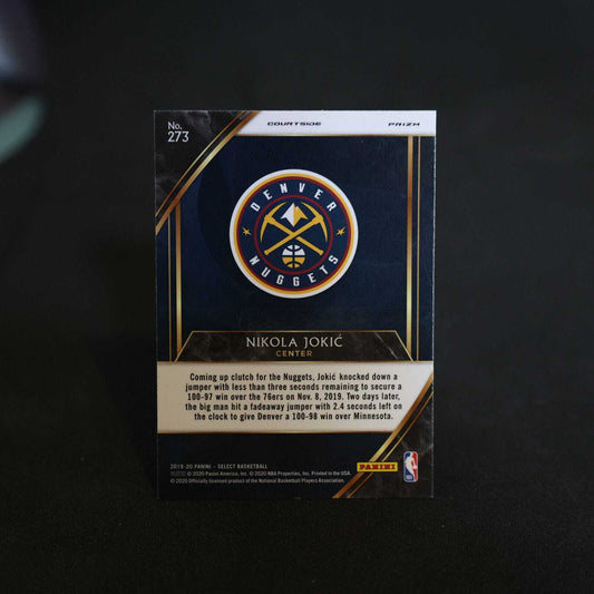 2019-20 Nikola Jokic Select Courtside Red Wave Prizm