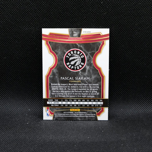 2019-20 Panini Select Pascal Siakam #89 Silver Fast Break Prizm (#2)
