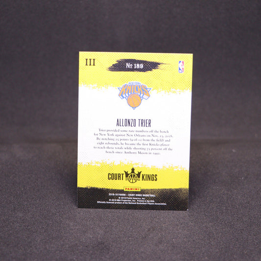 2018-19 Allonzo Trier - Court Kings Rookies Level III