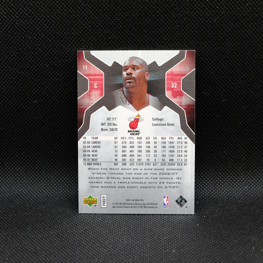 2007-08 Upper Deck NBA SPx Shaquille O'Neal #11