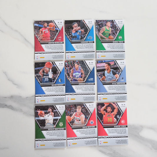 2019-20 Mosaic Pink Camo Prizm Lot #2 - 9 Cards