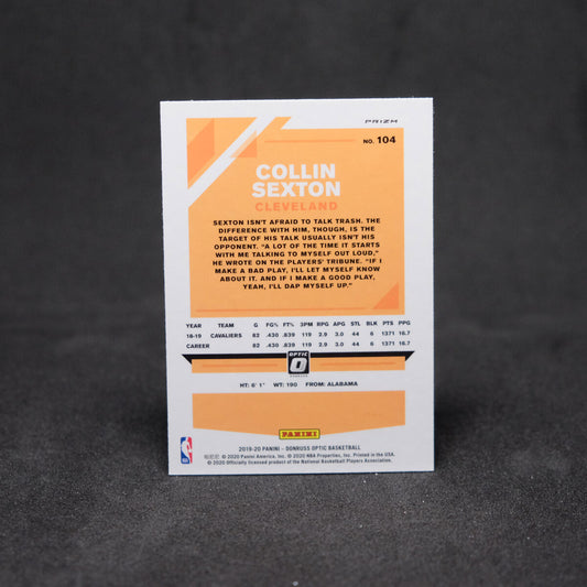 2019-20 Collin Sexton Donruss Optic Silver Holo Prizm