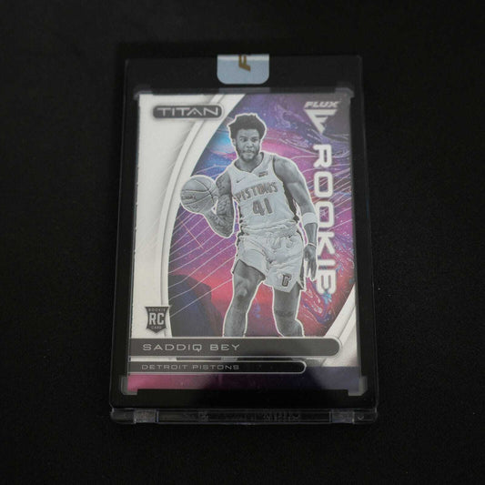 2020-21 Saddiq Bey Flux #28 Encased Rookie Card