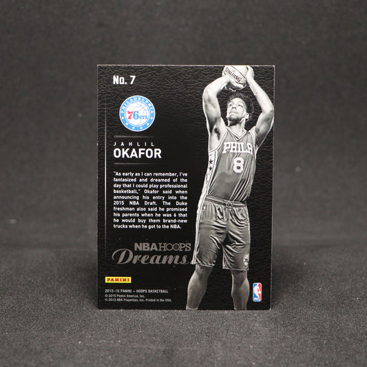 2015-16 Jahlil Okafor - NBA Hoops Dreams Foil Rookie Card