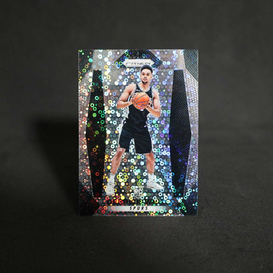 2017-18 Derrick White Donruss Prizm - Fast Break Prizm Rookie Card #298