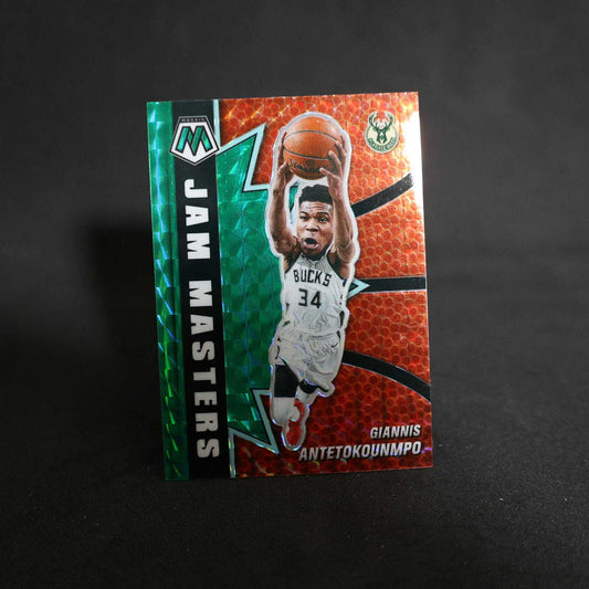 2020-21 Giannis Antetokounmpo Mosaic Jam Masters Green Mosaic Prizm