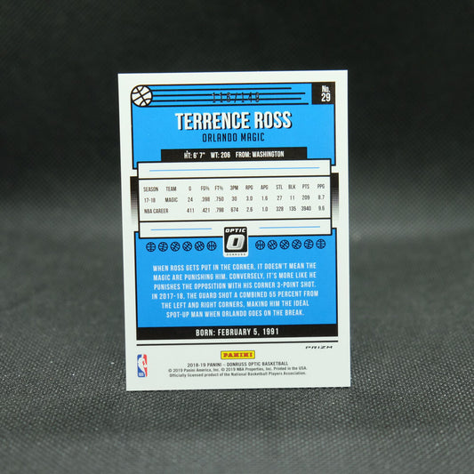 2018-19 Donruss Optic Terrence Ross Lime Green /149