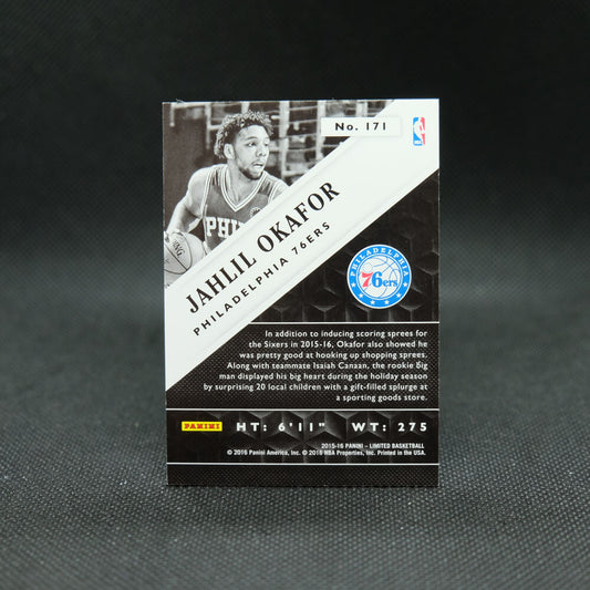 2015-16 Jahlil Okafor Limited Rookie card /80