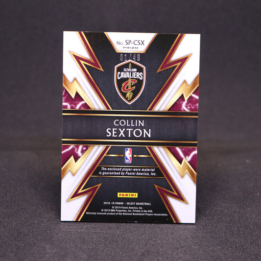 2018-19 Collin Sexton - Select Sparks Gold Rookie Patch Card 1/49