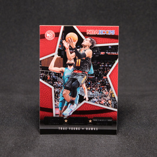 Trae Young 2020-21 Hoops Lights Camera Action