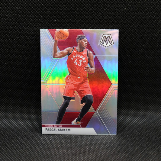 2019-20 Panini Mosaic Pascal Siakam #19 Silver Prizm