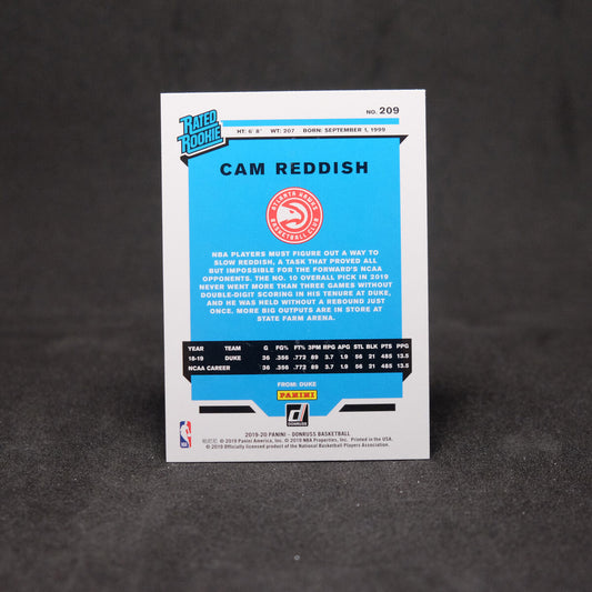 2019-20 Cam Reddish Donruss Rated Rookie #209 Green Flood