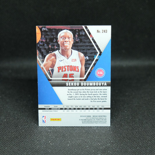 2019-20 Mosaic Sekou Doumbouya Rookie Card