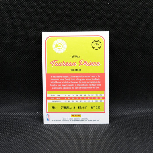 2016-17 Panini Donruss Taurean Prince #162 Blue Laser Rookie Card