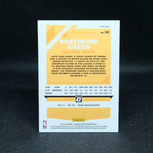 2019-20 Draymond Green Donruss Optic Holo Silver