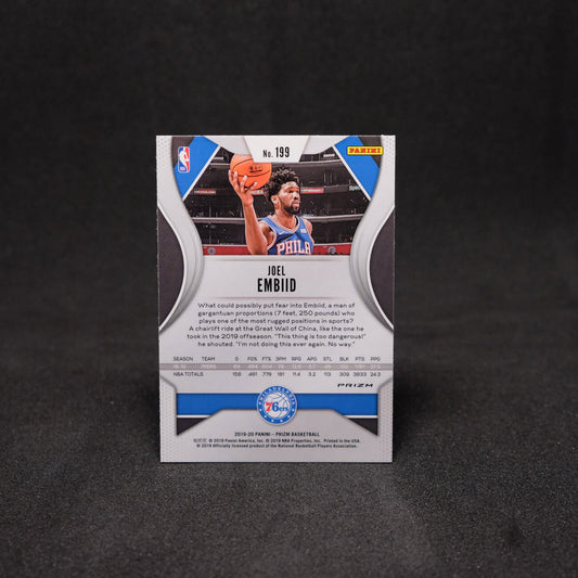 2019-20 Joel Embiid Prizm Choice Blue Yellow Green Prizm #199