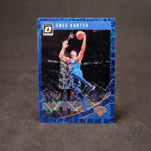 2018-19 Panini Donruss Optic Blue Velocity Prizm Enes Kanter