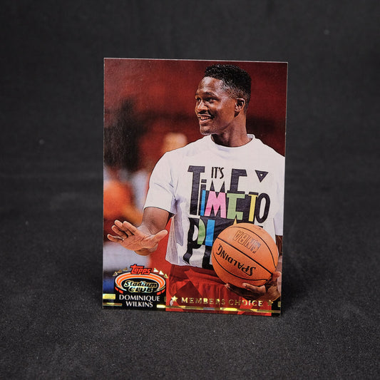 Dominique Wilkins 1992-93 Topps Stadium Club #208 Members Choice