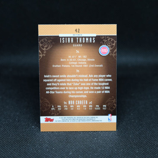 Isiah Thomas Card Lot - 2 Cards