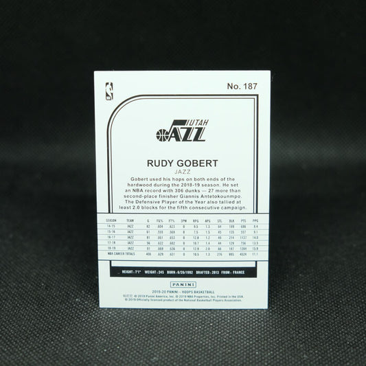 2019-20 Rudy Gobert Hoops Teal Explosion