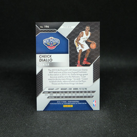 2016-17 Cheick Diallo Prizm Rookie Card - Blue Prizm /99