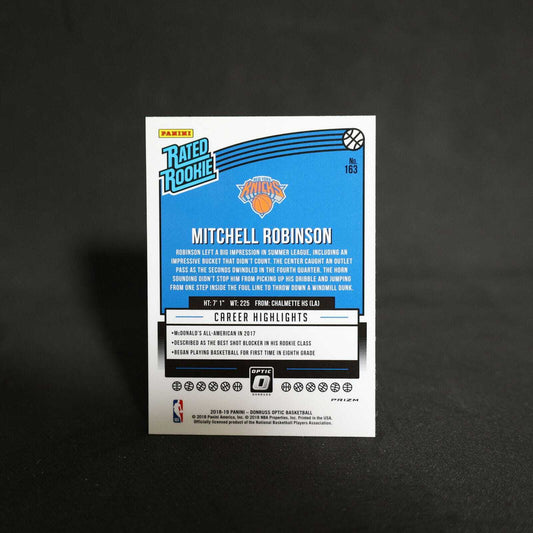 2018-19 Mitchell Robinson Donruss Optic Rated Rookie Mojo Prizm