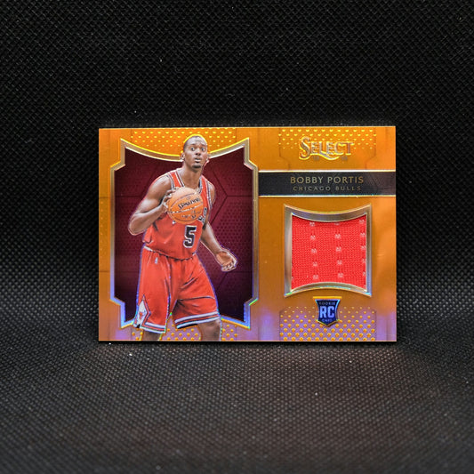2015-16 Panini Select Bobby Portis #25 Orange Rookie Player Worn Patch /60