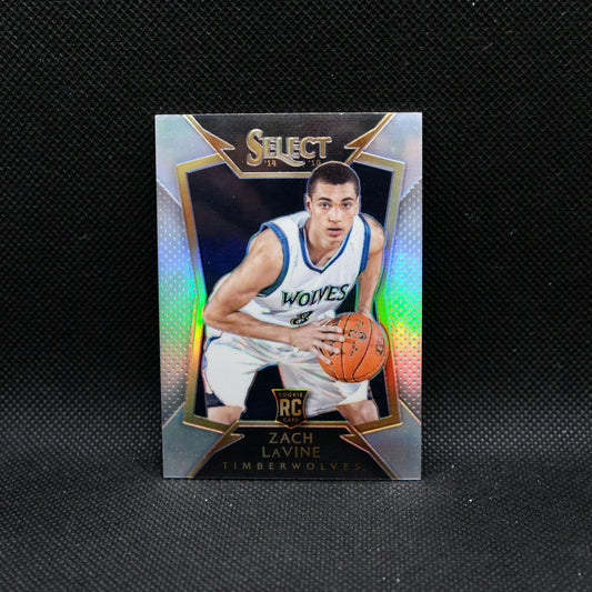 2014-15 Panini Select Zach LaVine #84 Silver Prizm Rookie Card