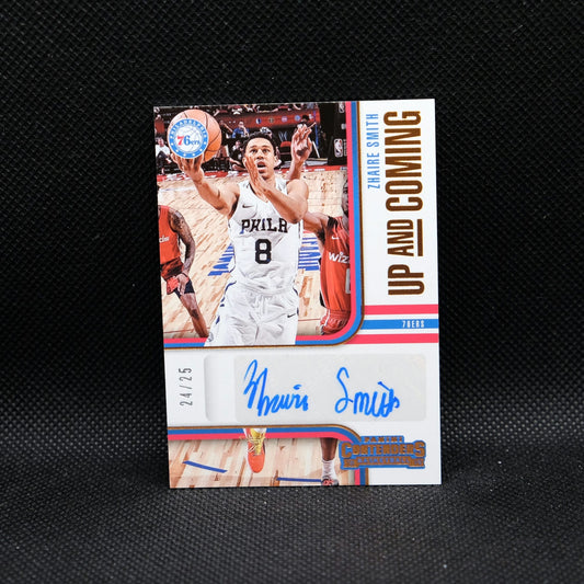 2018-19 Panini Contenders Zhaire Smith Up and Coming Rookie Autograph /25