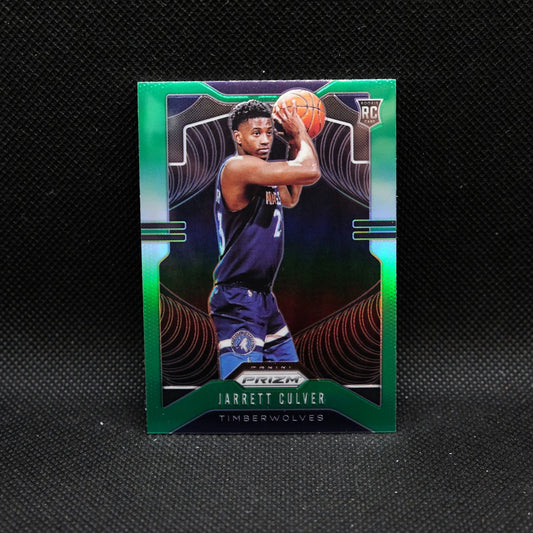 2019-20 Prizm Jarrett Culver #252 Green Prizm Rookie Card