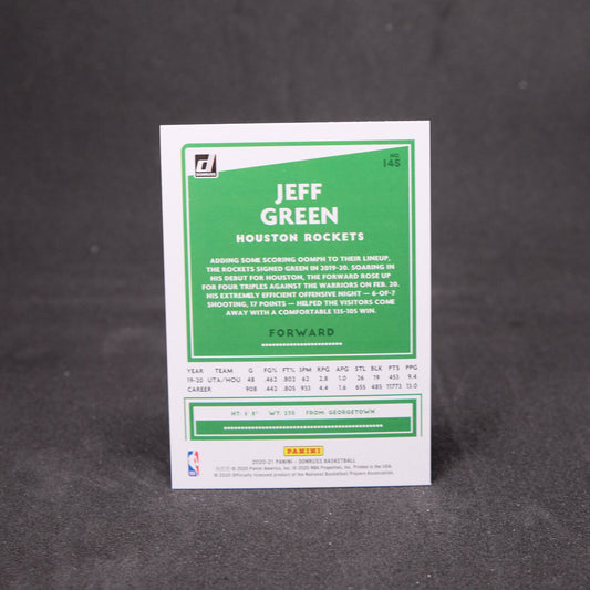 Jeff Green 2020-21 Donruss - Green Laser