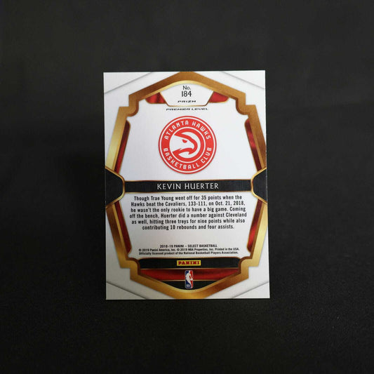 2018-19 Kevin Huerter Select Premier Level Silver Prizm Rookie Card