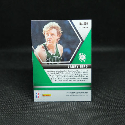 2019-20 Mosaic Larry Bird Hall Of Fame Pink Camo Prizm