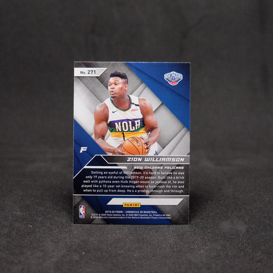 2019-20 Zion Williamson Chronicles XR Rookie Card