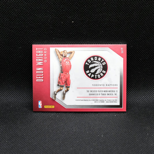 2015-16 Panini Gala Delon Wright Coming Attractions Green Rookie Patch /21