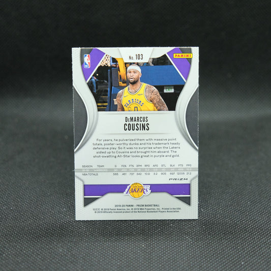 2019-20 DeMarcus Cousins Prizm NBA Red White Blue Prizm