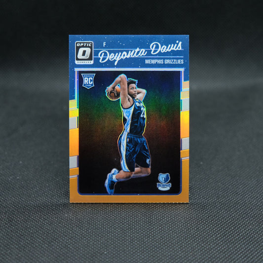 2016-17 Deyonta Davis Donruss Optic Orange Holo Rookie /199