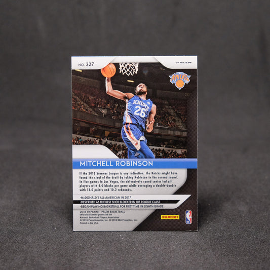 2018-19 Mitchell Robinson Prizm - #227 Ruby Wave Prizm Rookie Card