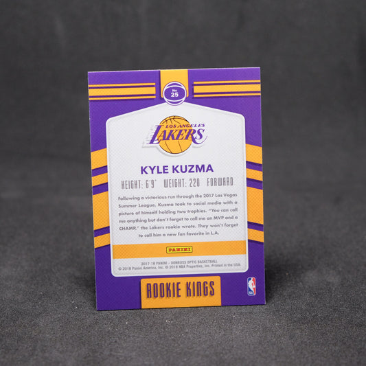2017-18 Kyle Kuzma Donruss Optic Rookie Kings