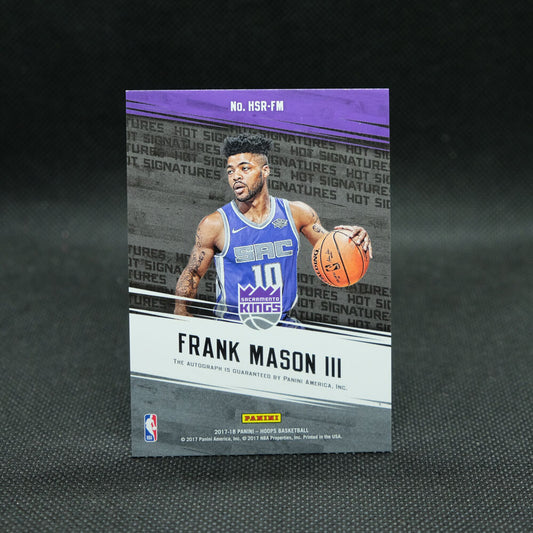 2017-18 Frank Mason III Hoops Hot Signatures
