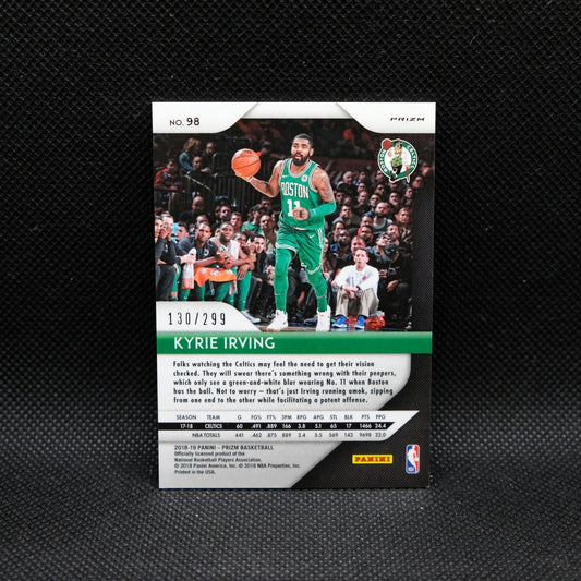2018-19 Panini Prizm Kyrie Irving #98 Red Prizm /299