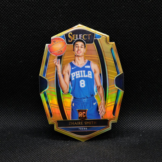 2018-19 Panini Select Zhaire Smith Premier Level Die Cut Rookie Card Orange P...