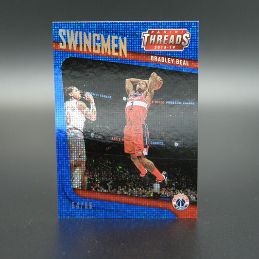 2018-19 Bradley Beal Threads Swingmen Blue Dazzle /75