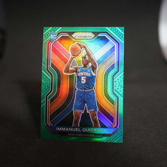 2020-21 Immanuel Quickley Panini Prizm #296 Green Prizm