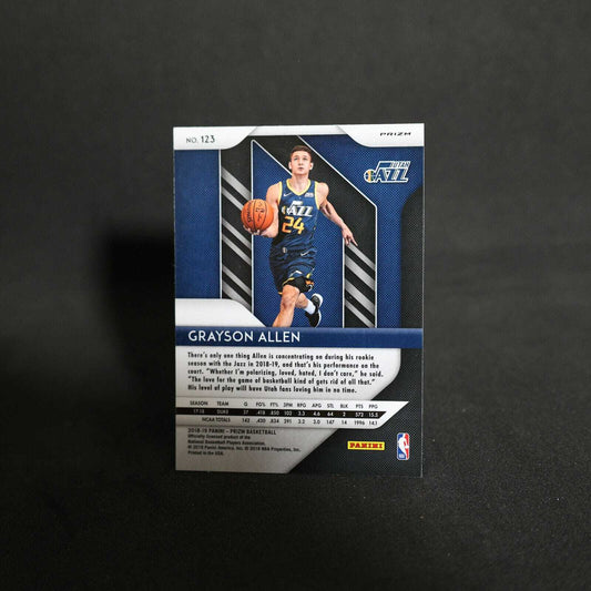 2018-19 Panini Prizm Grayson Allen #123 Red White Blue Prizm Rookie Card /125