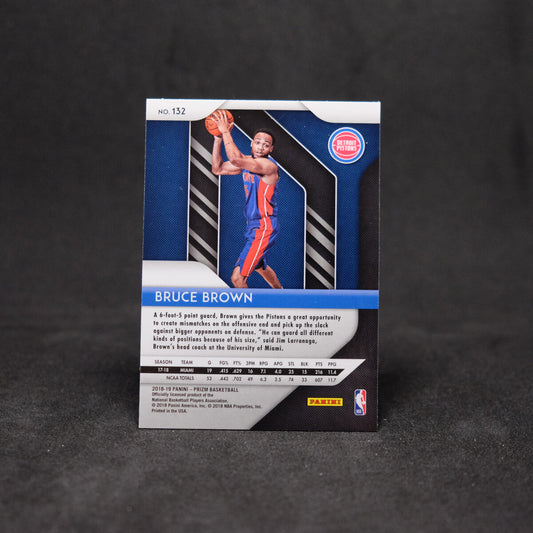 2018-19 Bruce Brown Prizm #132 Rookie Card