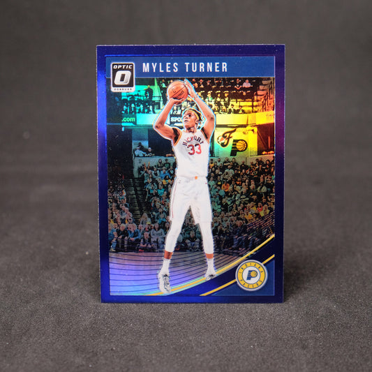 2018-19 Panini Donruss Optic Purple Prizm Myles Turner