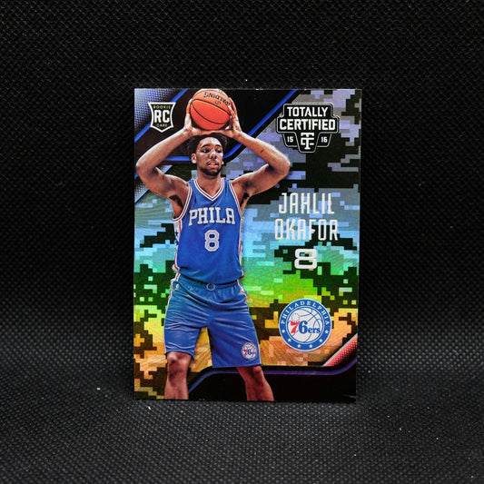 2015-16 Totally Certified Jahlil Okafor #188 Camo Rookie Card /25