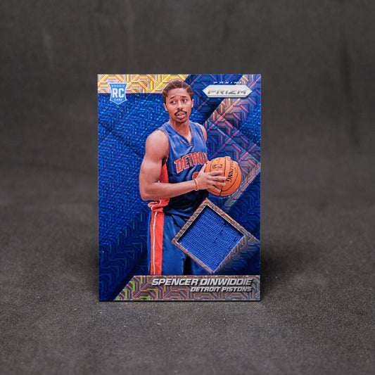 2014-15 Spencer Dinwiddie Prizm Jerseys Blue Mojo Prizm #97 Rookie