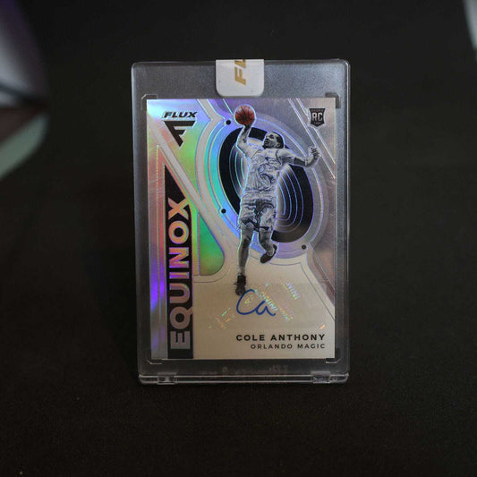 2020-21 Cole Anthony Flux Equinox Silver Prizm Rookie Autograph /25